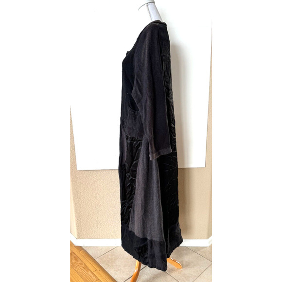 Vtg Kathy Kohberger Maxi Dress Sz S Goth Grunge Whimsigoth GoblinCore Festival - Picture 4 of 9